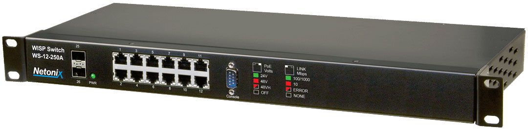 14 Port Managed PoE Switch, AC (WS-12-250A) (EOL)