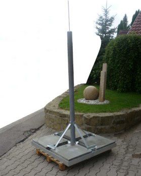 Plattenständer (120cm Antenne)