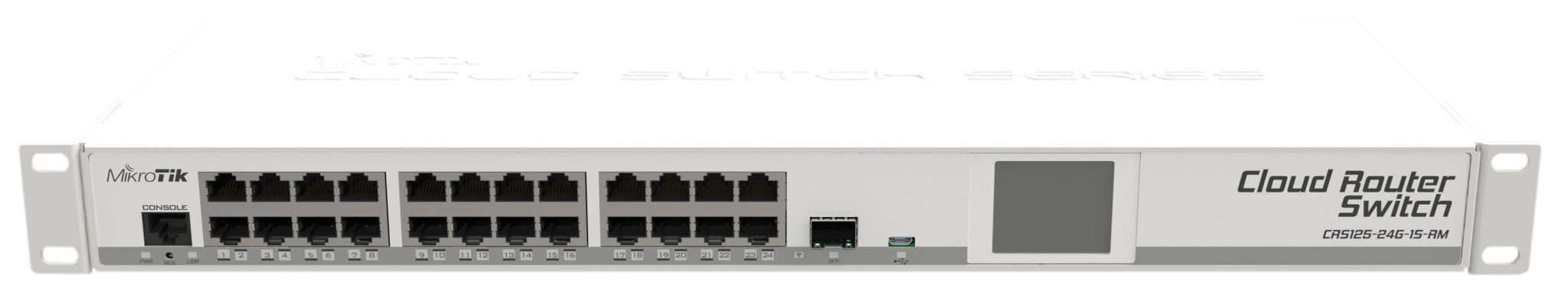 MikroTik Cloud Router Switch 125-24G-1S-RM (Rackmo