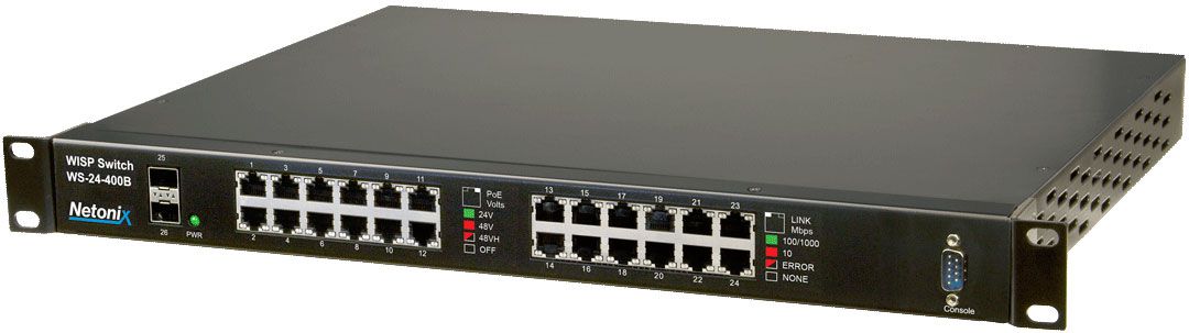 26 Port Managed PoE Switch, AC (WS-24-400B) (EOL)